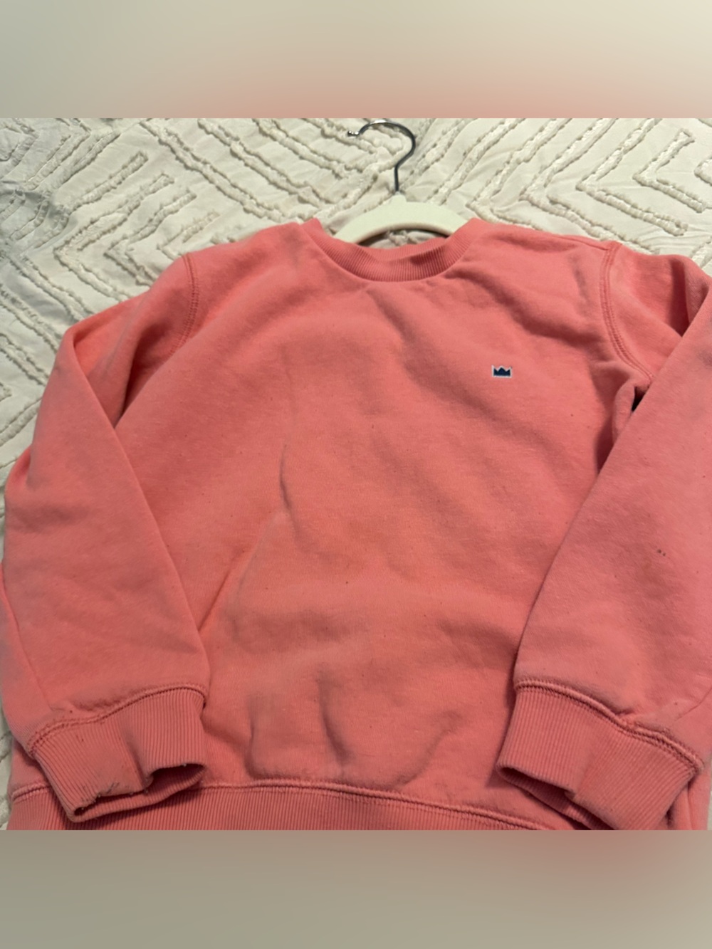 crown & ivy Coral Crewneck Sweater for Men